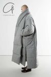 HED MAYNER two -piece lapel coat AW22_O30_Gry/WO gray PHM6